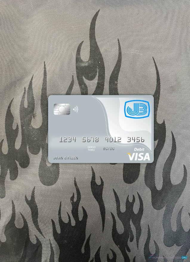 Download Bangladesh Janata bank visa card photolook front Photoshop template
